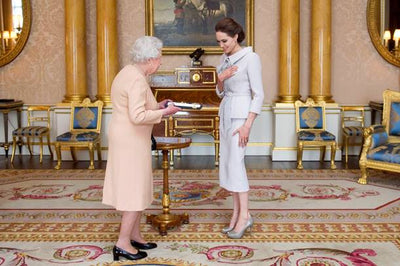 Angelina Jolie received an honorary Damehood from Her Majesty the Queen !