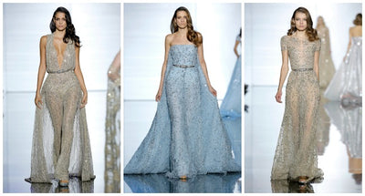 Zuhair Murad présente sa collection haute couture printemps-été 2015.