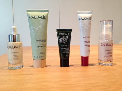 Mon rituel de soins Caudalie.