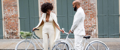 Un mariage tout en blanc pour Solange et Alan Ferguson !